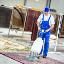 worker cleaning oriental area rugs Oriental Area Rug Cleaning Service Lexington KY