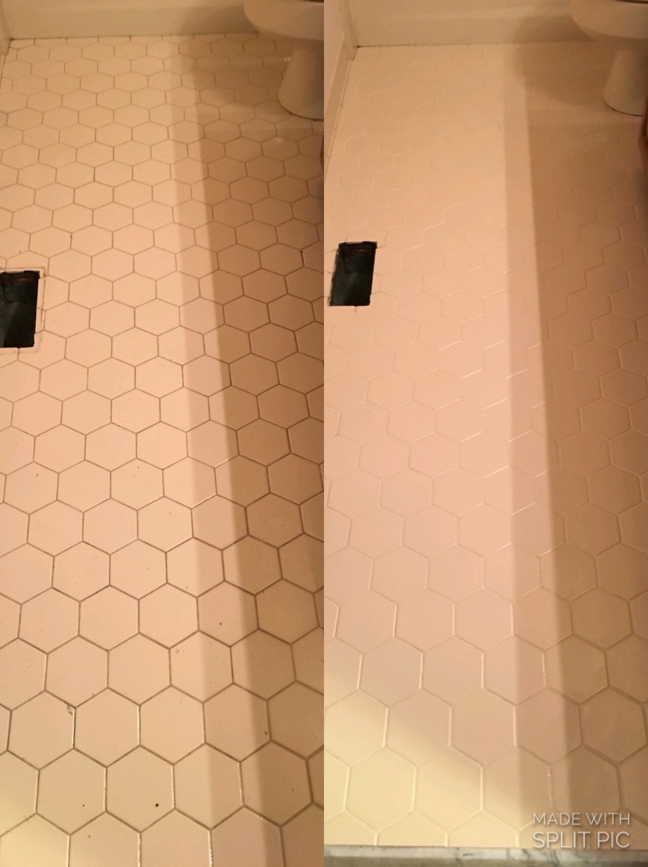 Tile & Grout Cleaning Lexington KY 25 Before and after bathroom tile cleaning